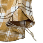 先染めコットン チェックフランネルワークシャツ / Cotton Flannel Check Shirt 【Amber Threads】