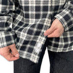 先染めコットン チェックフランネルワークシャツ / Cotton Flannel Check Shirt 【Amber Threads】