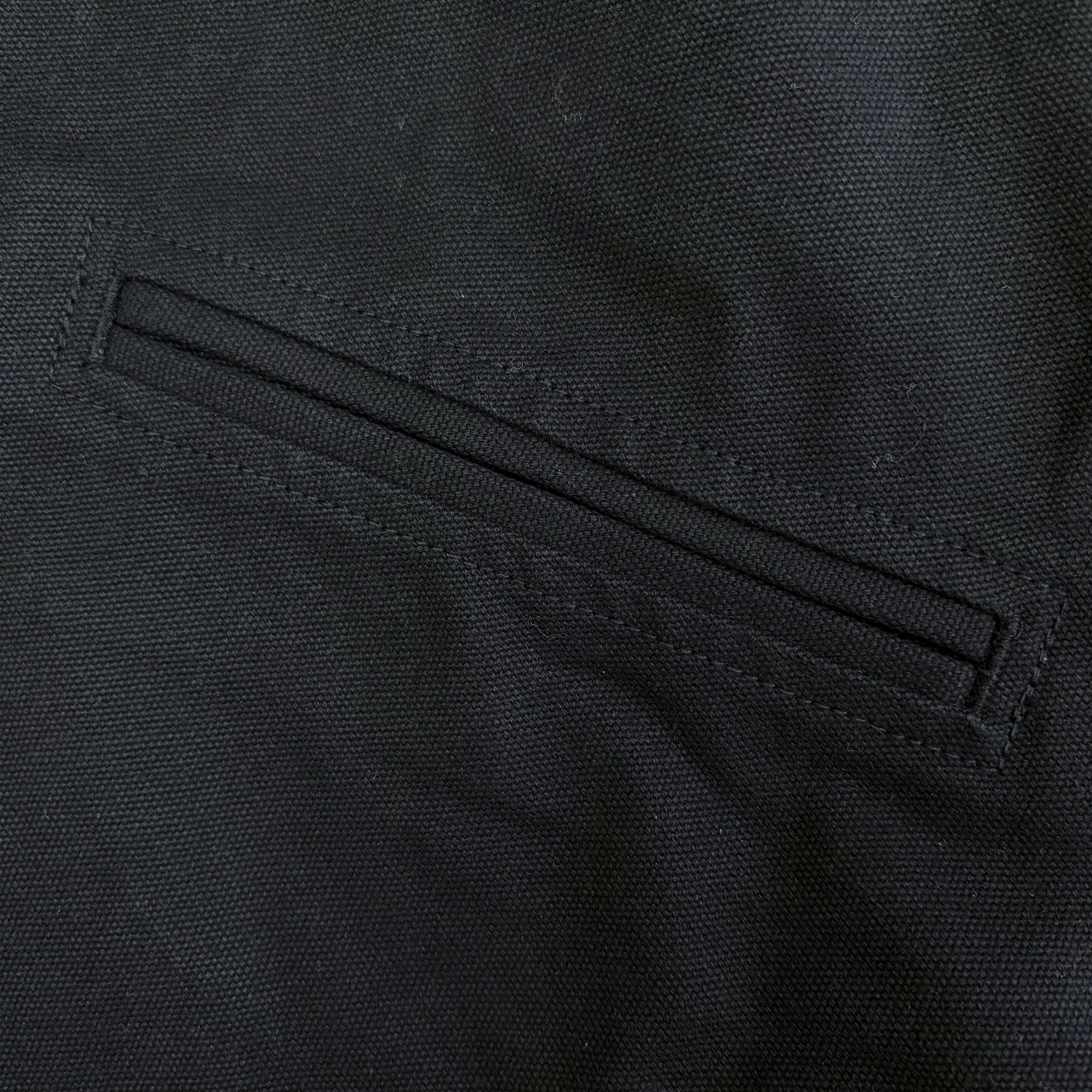 Amber Threads キャンバス トラッカージャケット 左下ポケット ディテール