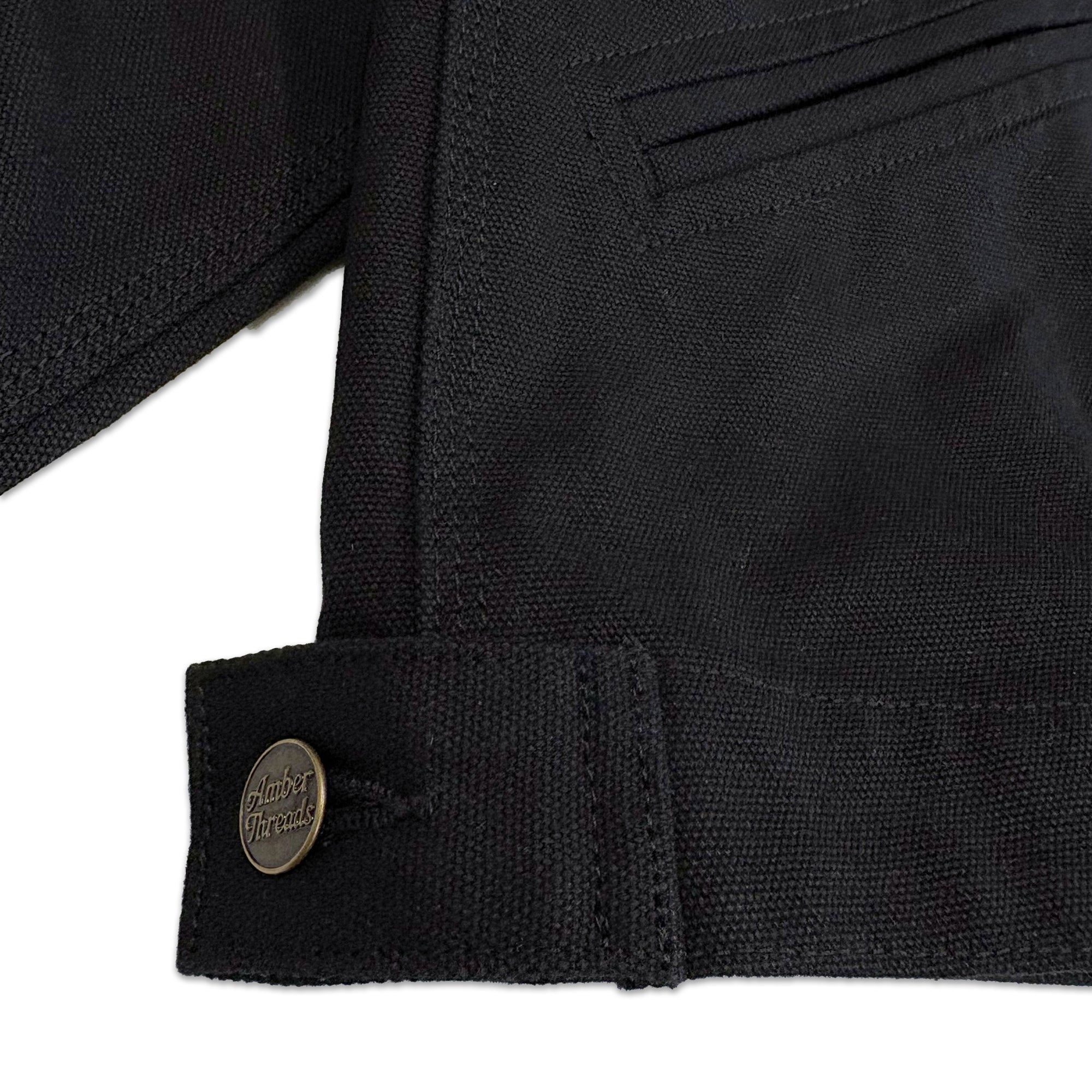 Amber Threads キャンバス トラッカージャケット 右裾アジャスター