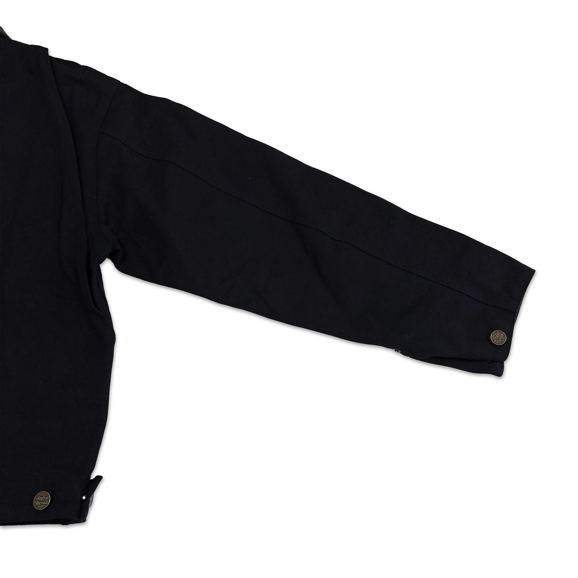 Amber Threads キャンバス トラッカージャケット 右袖 ディテール