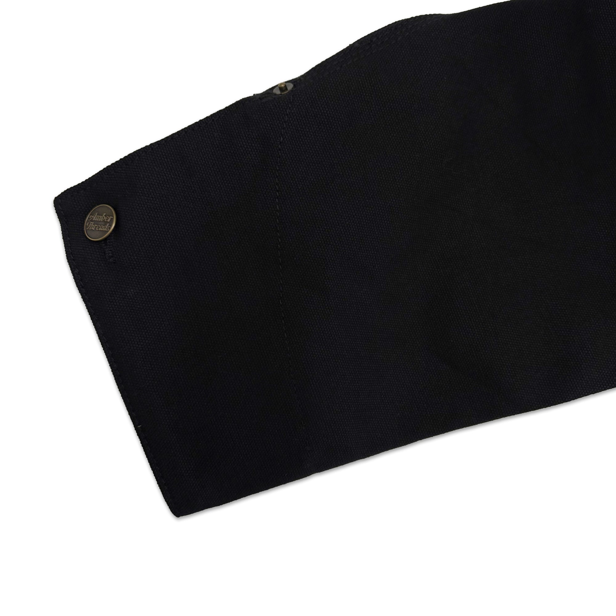 Amber Threads キャンバス トラッカージャケット 左袖口 ディテール