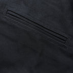 アパレルブランドAmber Threads(アンバースレッズ)のジャケット 襟コーデュロイ コットンキャンバス、3シーズン着まわせる万能アウター。左前のポケット。