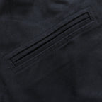 アパレルブランドAmber Threads(アンバースレッズ)のジャケット 襟コーデュロイ コットンキャンバス、3シーズン着まわせる万能アウター。右前のポケット。