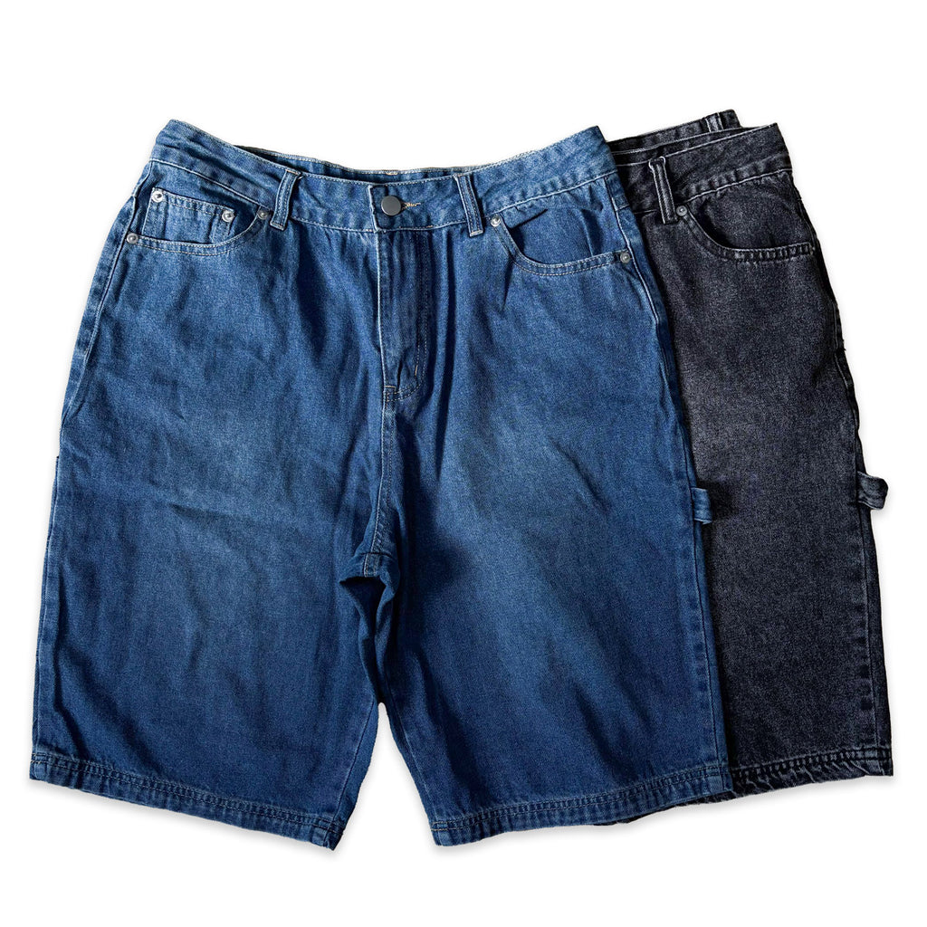 デニムペインターショートパンツ / Denim Painter Short Pant【Amber Street】