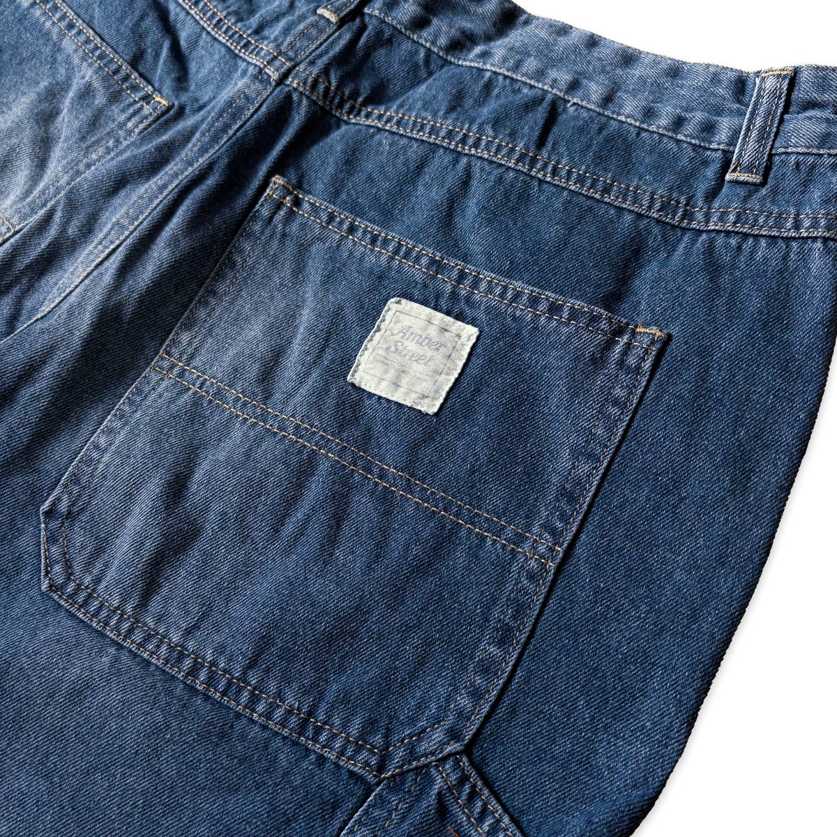 デニムペインターショートパンツ / Denim Painter Short Pant【Amber Street】