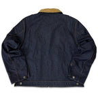 ジャケット 襟コーデュロイ デニムキャンバス / Denim Tracker Jacket 【Amber Threads】