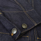 ジャケット 襟コーデュロイ デニムキャンバス / Denim Tracker Jacket 【Amber Threads】