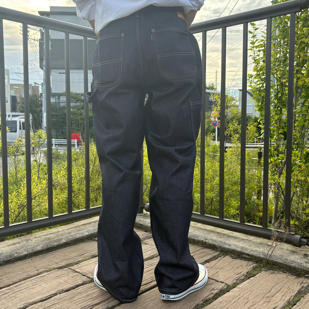 ダブルニー ワイドペインターパンツ / Double knee Wide Painter Pant 【Amber Threads】