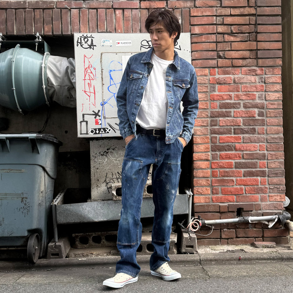 デュアルポケットデニムジャケット / Dual Pocket Denim Jacket【Amber Street】