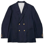 ダブルボタン アイビー 紺ブレザー / Ivy Double Button Navy Jacket 【Amber Threads】