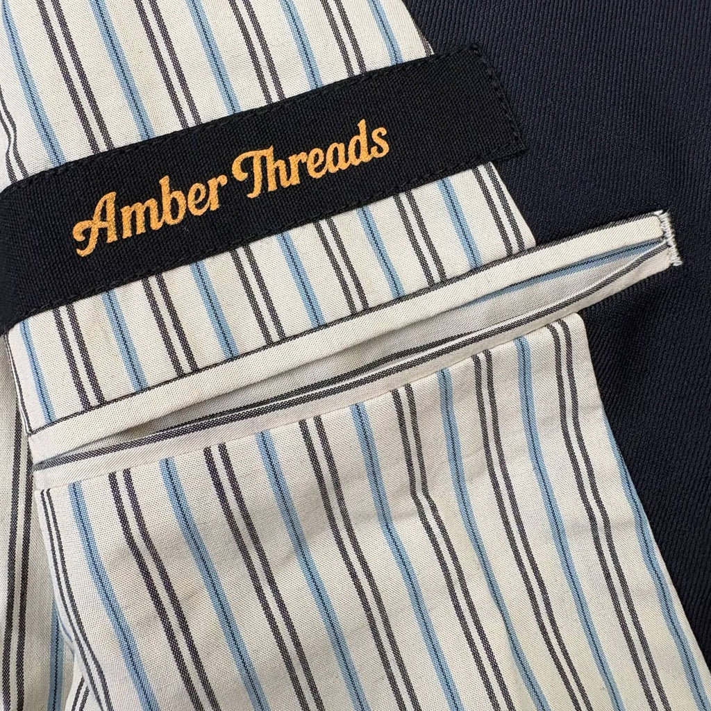 ダブルボタン アイビー 紺ブレザー / Ivy Double Button Navy Jacket 【Amber Threads】