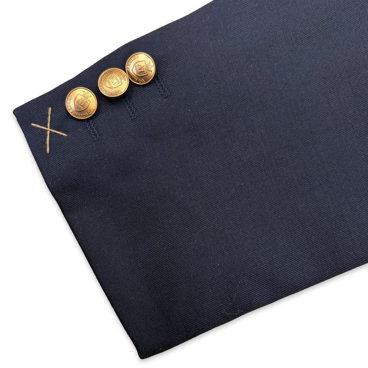 ダブルボタン アイビー 紺ブレザー / Ivy Double Button Navy Jacket 【Amber Threads】