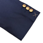 ダブルボタン アイビー 紺ブレザー / Ivy Double Button Navy Jacket 【Amber Threads】