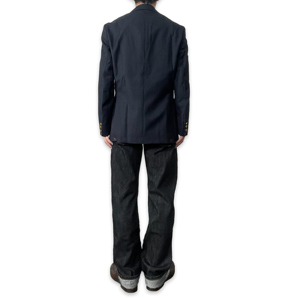 ダブルボタン アイビー 紺ブレザー / Ivy Double Button Navy Jacket 【Amber Threads】