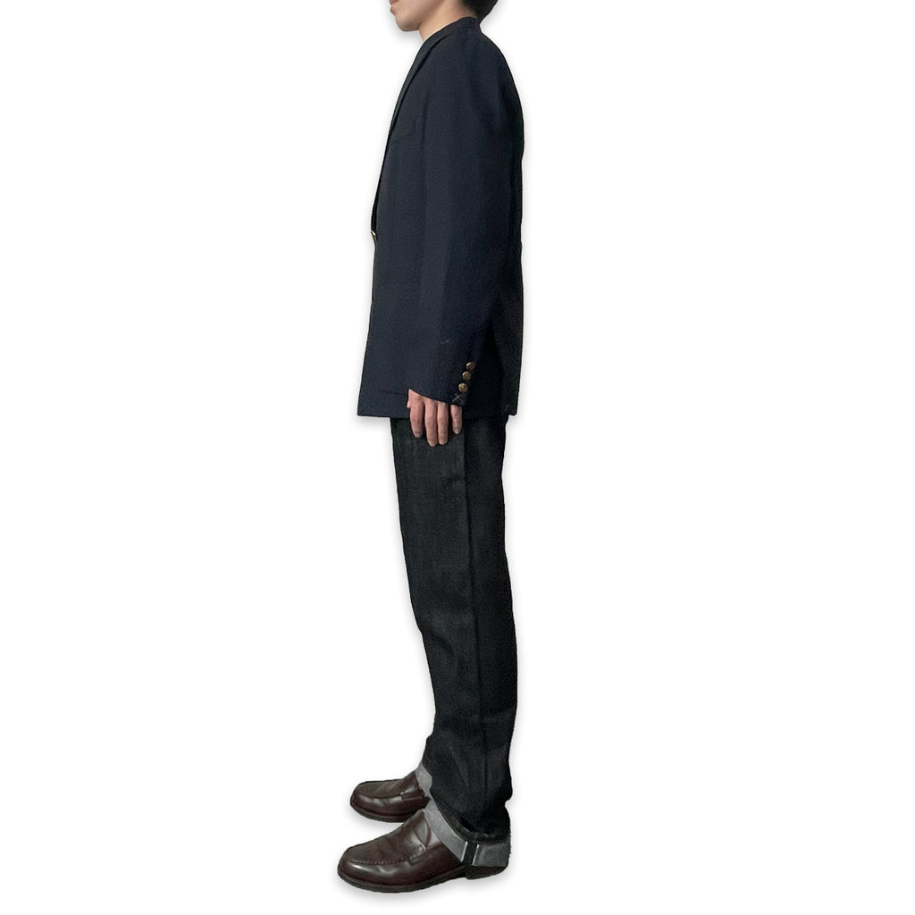 ダブルボタン アイビー 紺ブレザー / Ivy Double Button Navy Jacket 【Amber Threads】