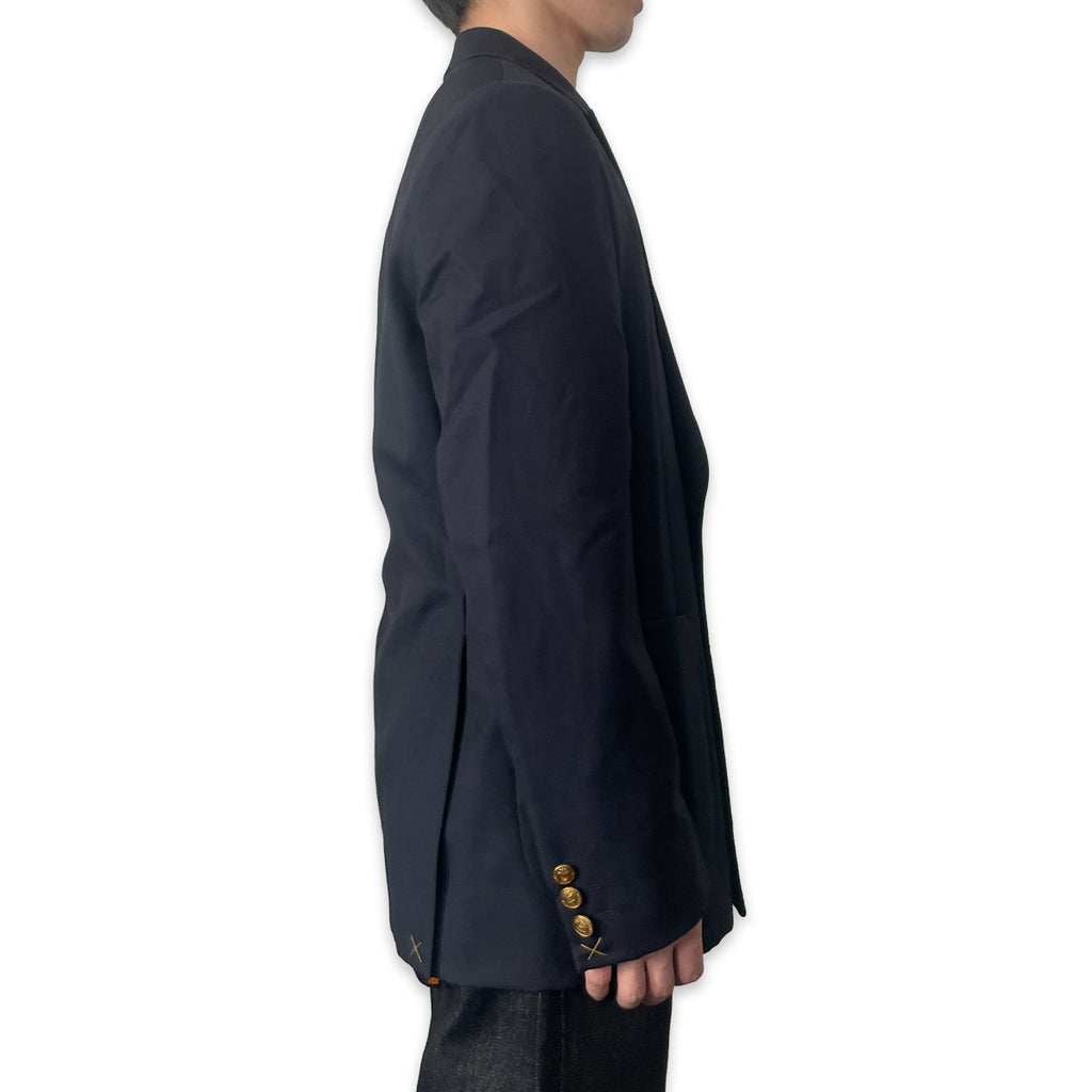 ダブルボタン アイビー 紺ブレザー / Ivy Double Button Navy Jacket 【Amber Threads】
