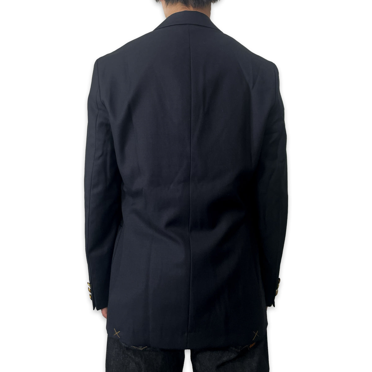 ダブルボタン アイビー 紺ブレザー / Ivy Double Button Navy Jacket 【Amber Threads】