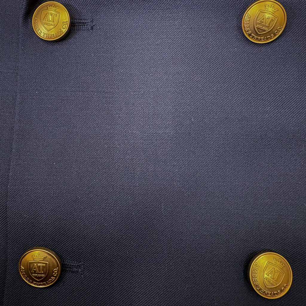 ダブルボタン アイビー 紺ブレザー / Ivy Double Button Navy Jacket 【Amber Threads】