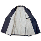 ダブルボタン アイビー 紺ブレザー / Ivy Double Button Navy Jacket 【Amber Threads】