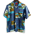 【古着】 KINGS ROAD キングスロード 総柄 S/S ハワイアン アロハシャツ