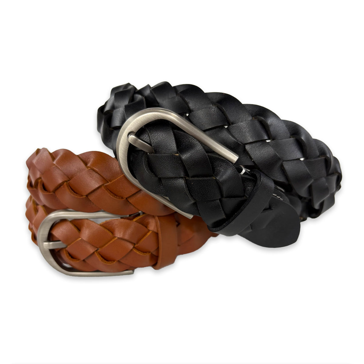 35mm レザー メッシュベルト / 35mm Leather Mesh Belt 【Amber Threads】