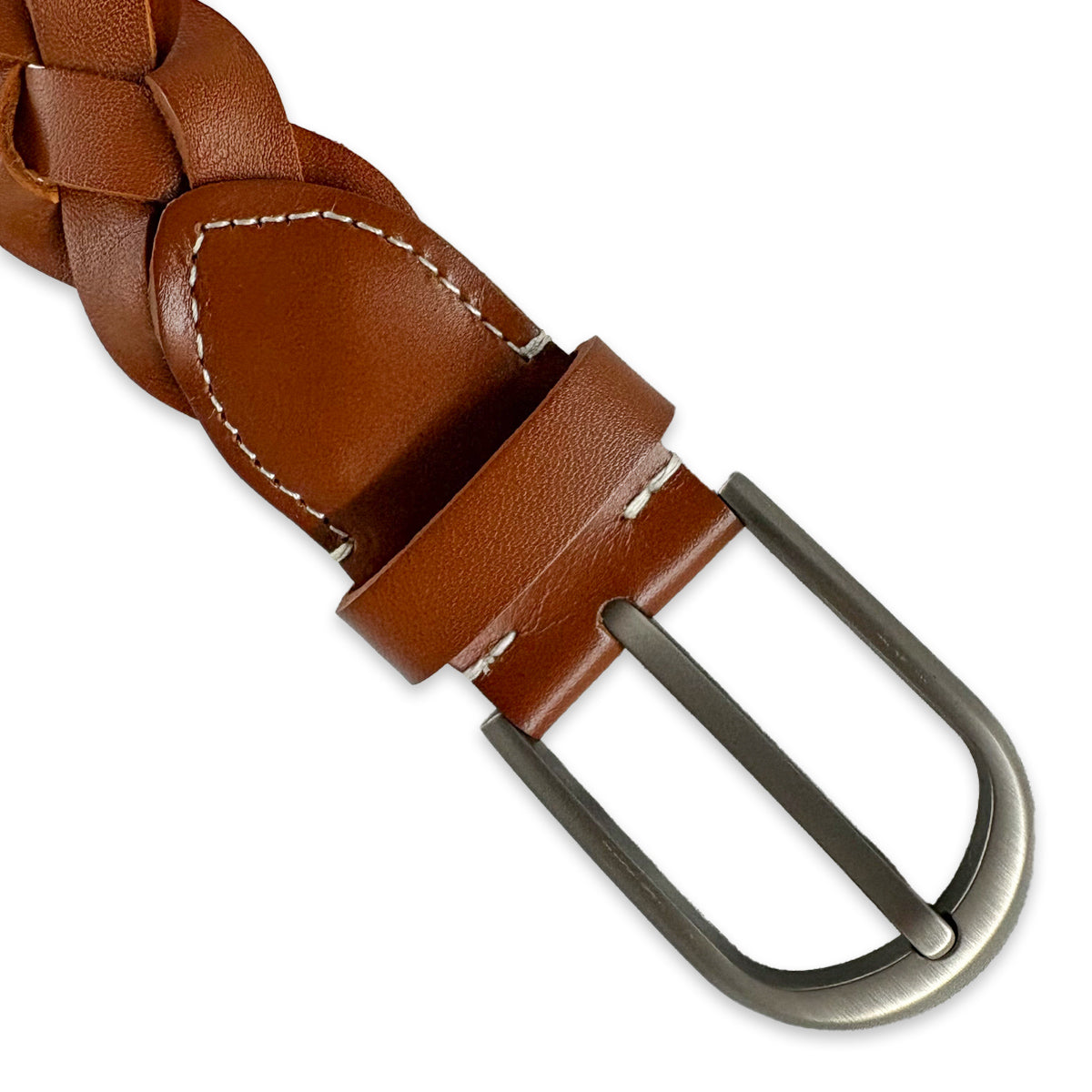 35mm レザー メッシュベルト / 35mm Leather Mesh Belt 【Amber Threads】