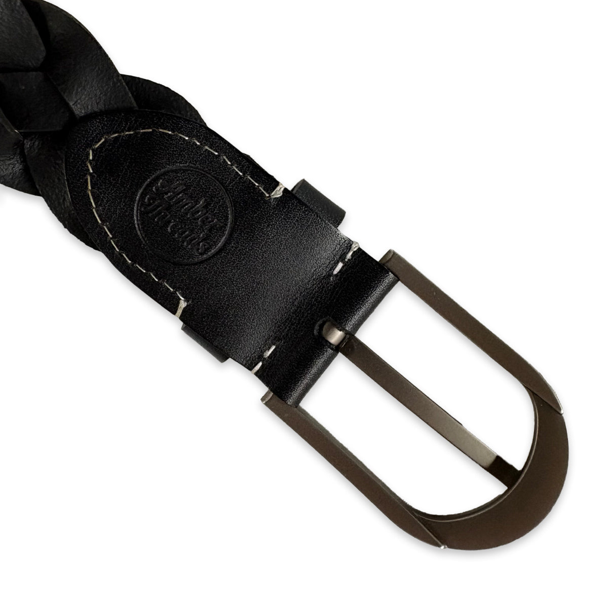 35mm レザー メッシュベルト / 35mm Leather Mesh Belt 【Amber Threads】