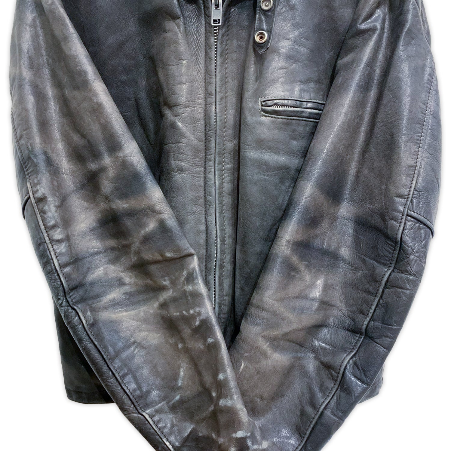 【古着】 Schott レザーシングルライダースジャケット 90s USA製【Schott】