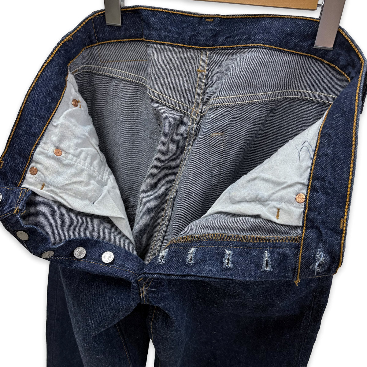 【古着】 Levi’s リーバイス 501 USA製 W32 L32 リジッド ボタンフライ デニムパンツ