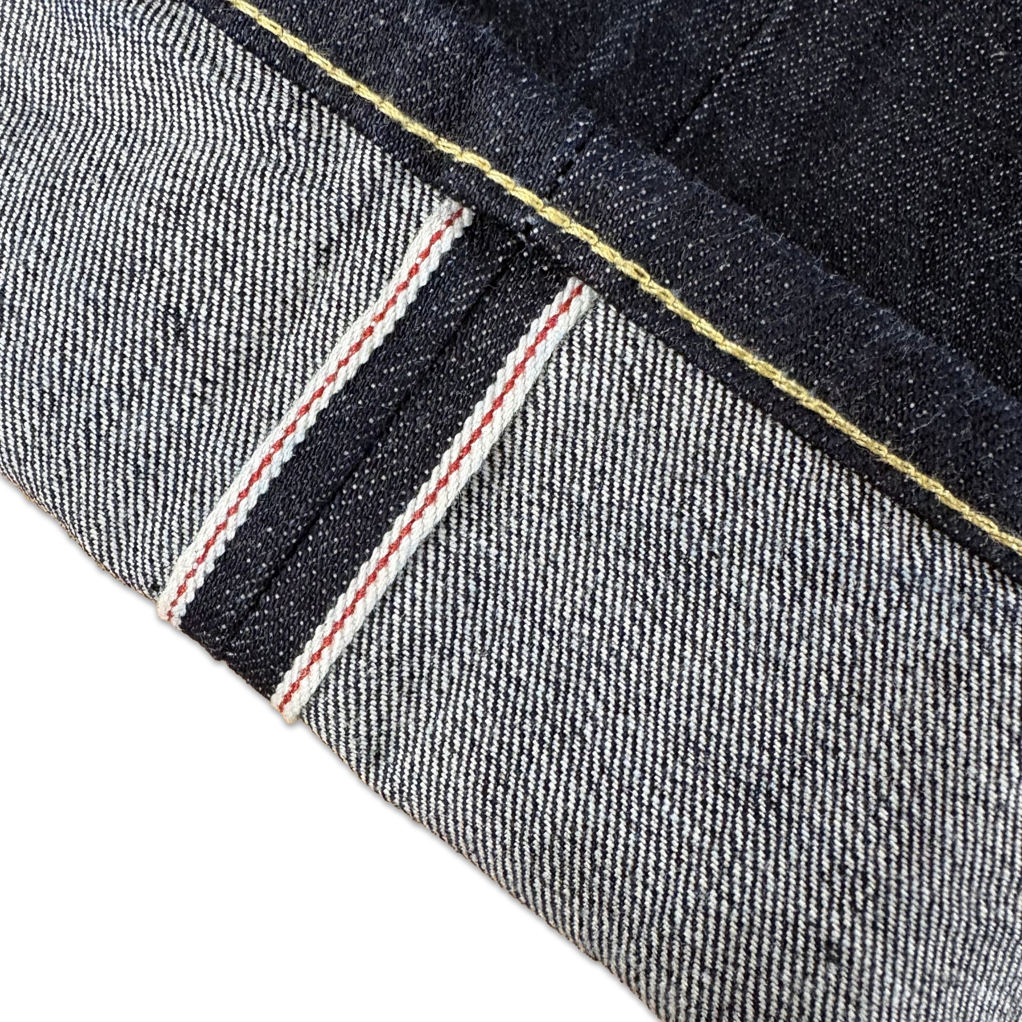 Amber Threads レギュラーストレート デニムパンツ セルビッチ ディテール