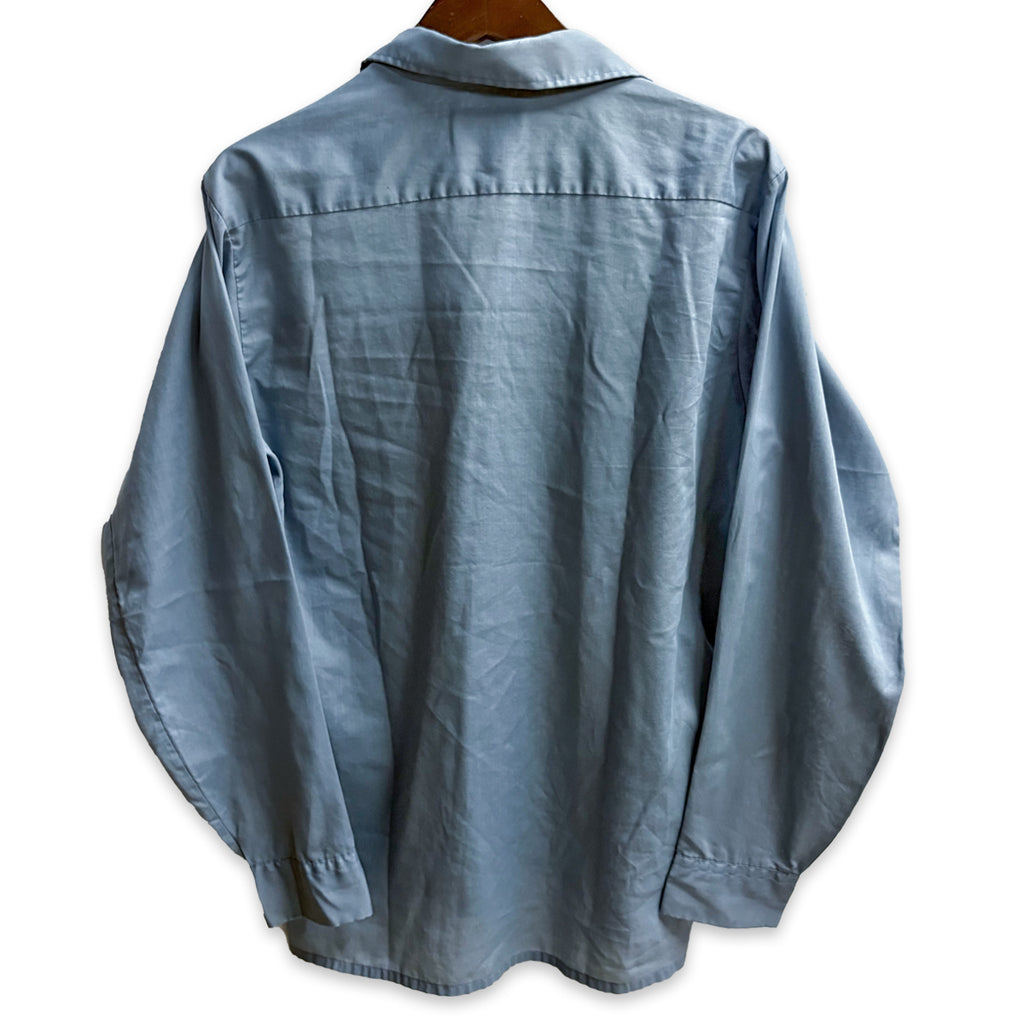 【古着】Manhattan マンハッタン DURA-SMOOTH L/S オープンカラーシャツ