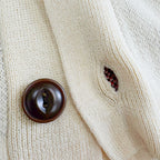 ネイティブ柄 コットンニットカーディガン / Native Cotton Knit Cardigan 【Amber Threads】