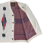 ネイティブ柄 コットンニットカーディガン / Native Cotton Knit Cardigan 【Amber Threads】