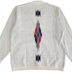 ネイティブ柄 コットンニットカーディガン / Native Cotton Knit Cardigan 【Amber Threads】