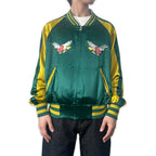 アセテートサテン リバーシブル スーベニアジャケット 鷲 龍 / Reversible Souvenir Jacket 【Amber Threads】