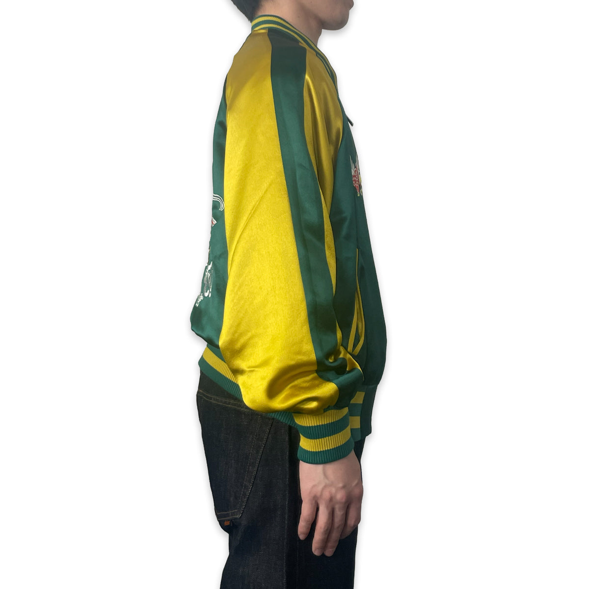 アセテートサテン リバーシブル スーベニアジャケット 鷲 龍 / Reversible Souvenir Jacket 【Amber Threads】