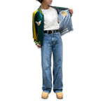 アセテートサテン リバーシブル スーベニアジャケット 鷲 龍 / Reversible Souvenir Jacket 【Amber Threads】