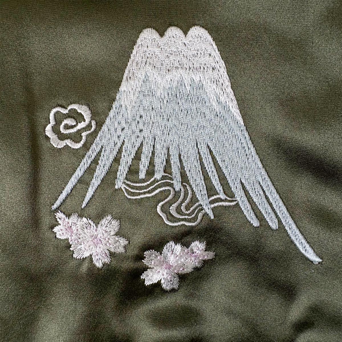 アセテートサテン リバーシブル スーベニアジャケット 舞妓 日本地図/ Reversible Souvenir Jacket 【Amber Threads】
