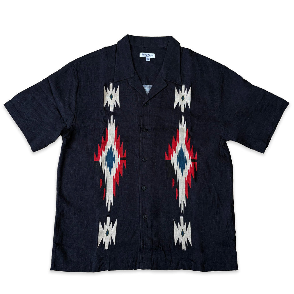 ネイティブ柄 半袖シャツ / S/S  Native Shirt【Amber Street】