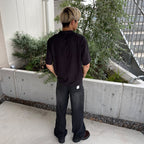 ネイティブ柄 半袖シャツ / S/S  Native Shirt【Amber Street】