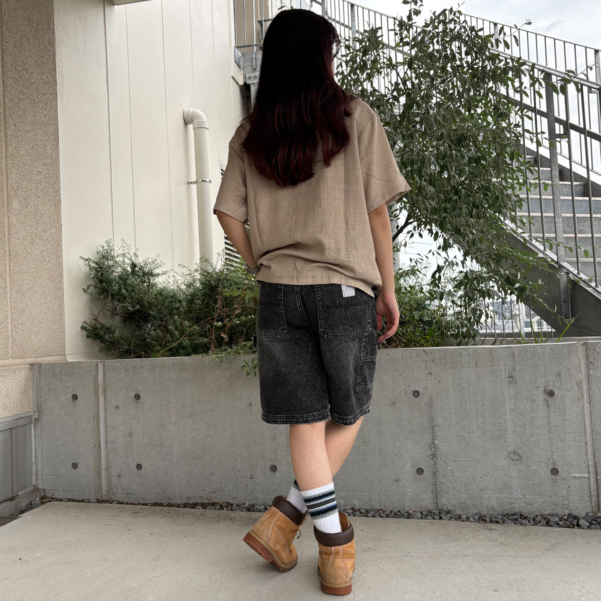 ネイティブ柄 半袖シャツ / S/S  Native Shirt【Amber Street】