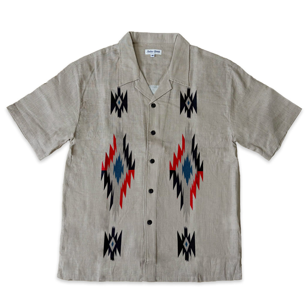 ネイティブ柄 半袖シャツ / S/S  Native Shirt【Amber Street】