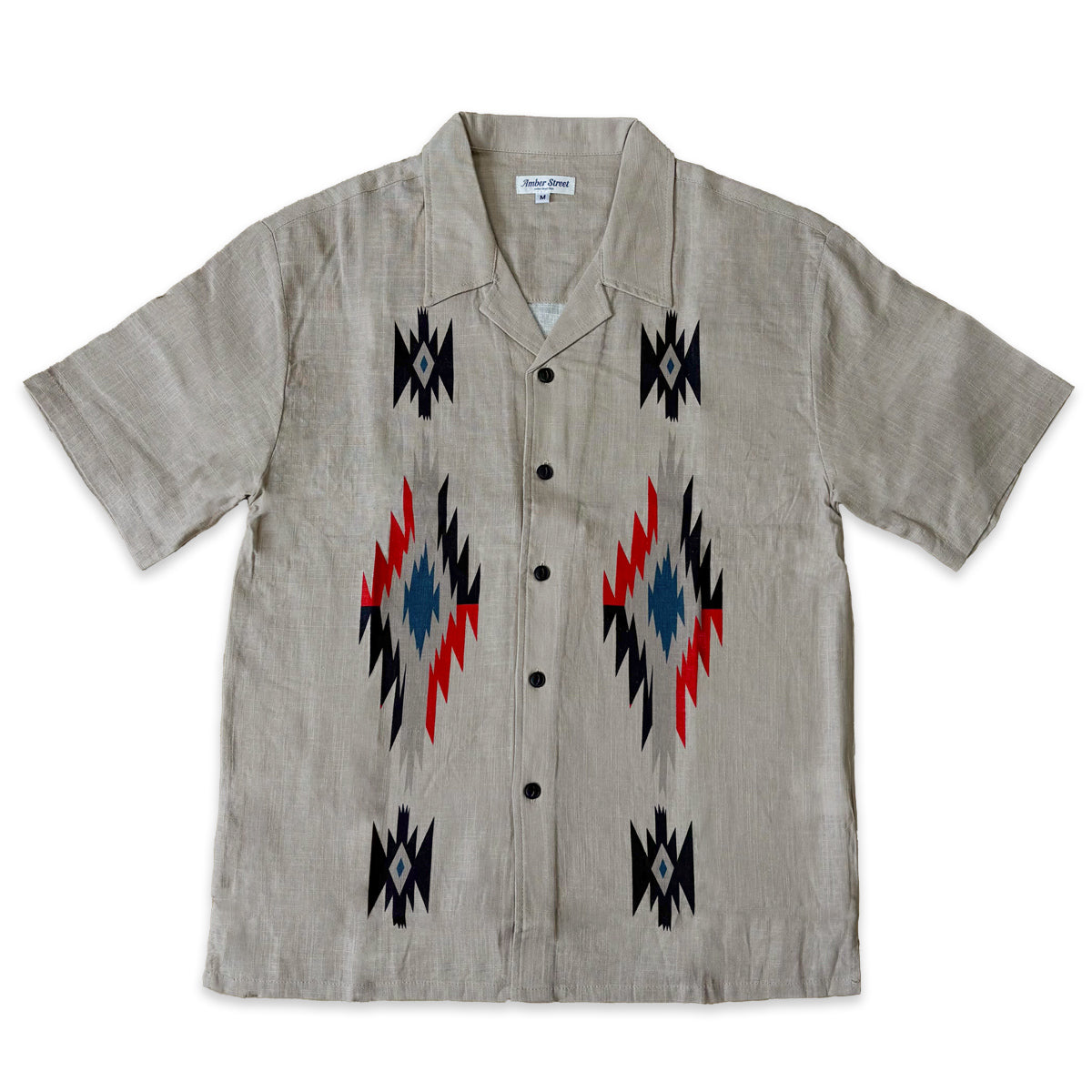 ネイティブ柄 半袖シャツ / S/S  Native Shirt【Amber Street】