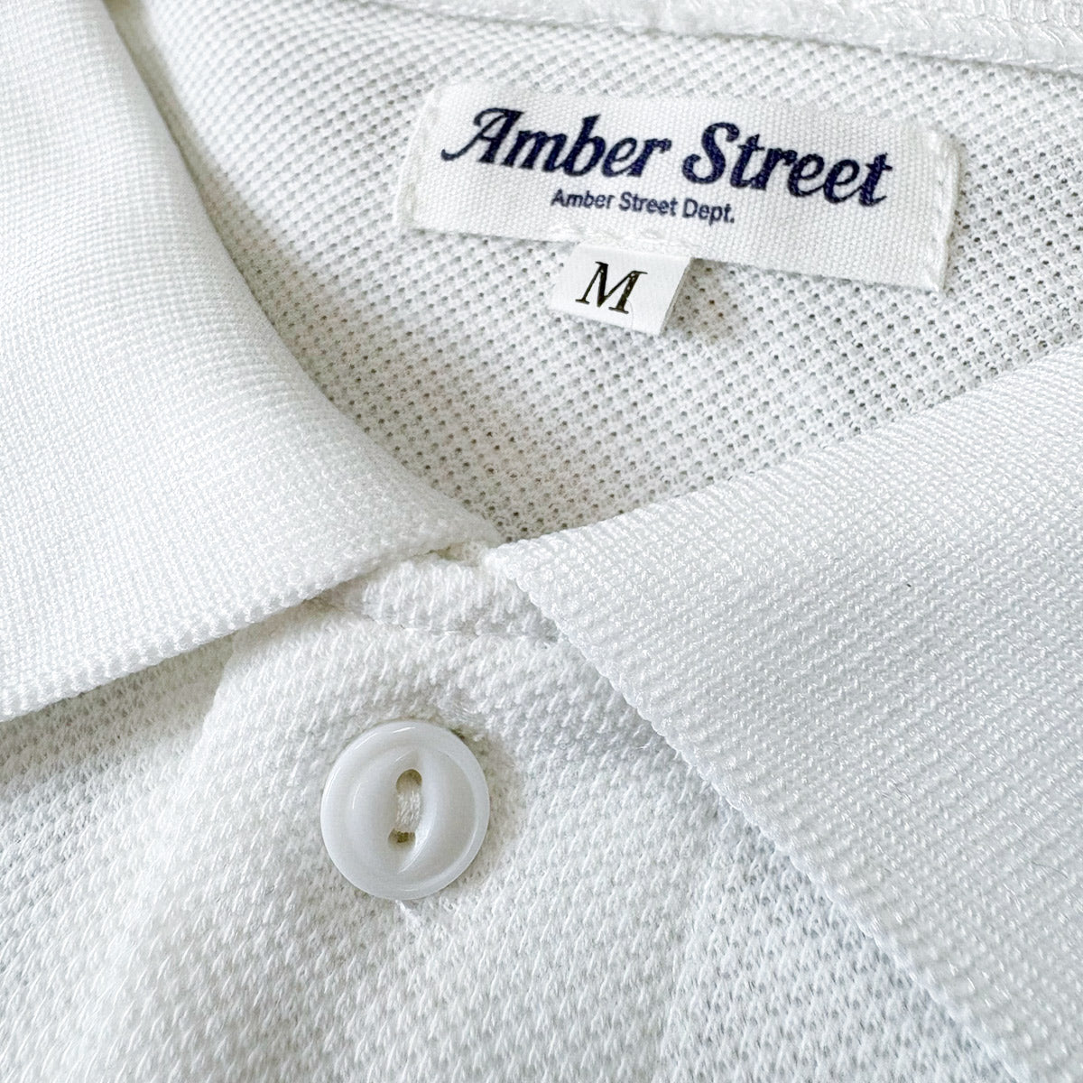 エンブレムプリント 半袖ポロシャツ / S/S Patch Polo Shirt【Amber Street】