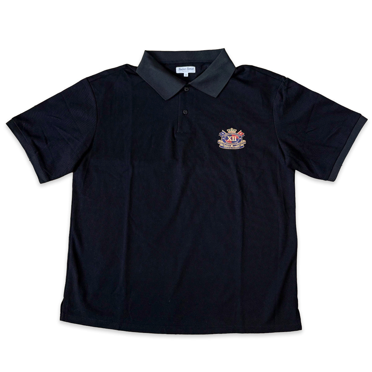 エンブレムプリント 半袖ポロシャツ / S/S Patch Polo Shirt【Amber Street】