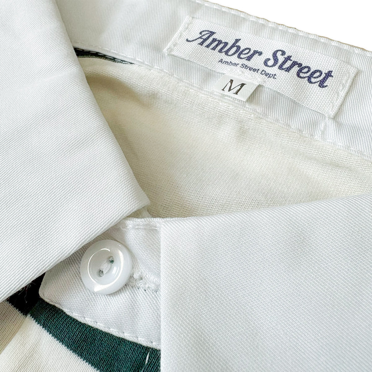 半袖ボーダーラガーシャツ / S/S Rugby Shirt【Amber Street】