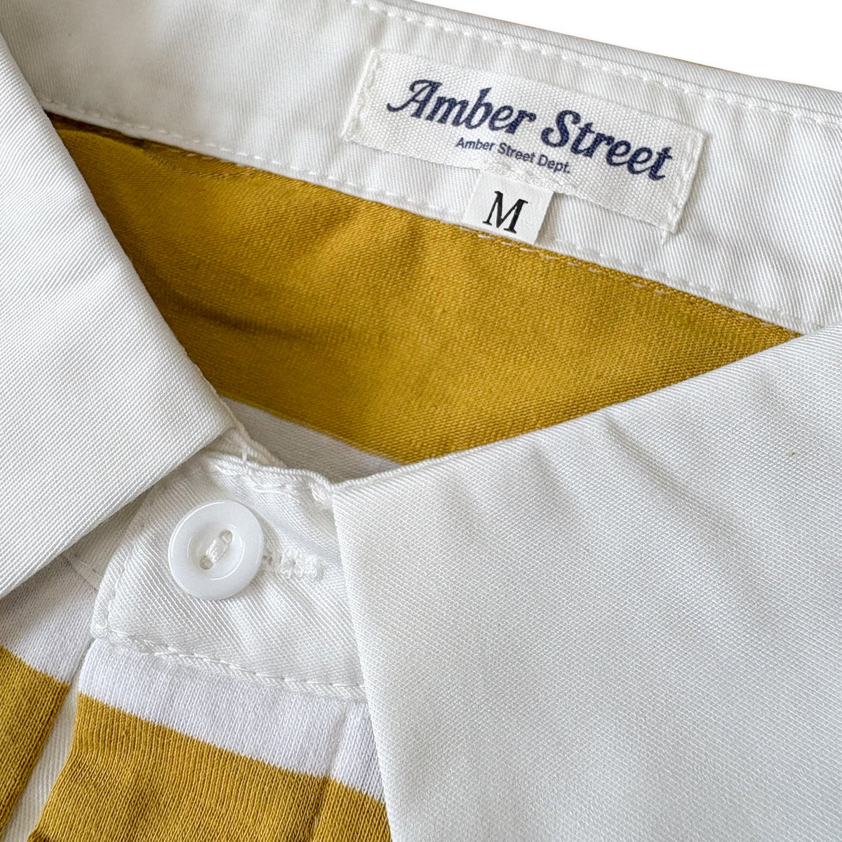 半袖ボーダーラガーシャツ / S/S Rugby Shirt【Amber Street】