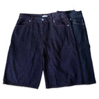 ワイドデニムハーフパンツ / Stripe Wide Denim Half Pant【Amber Street】