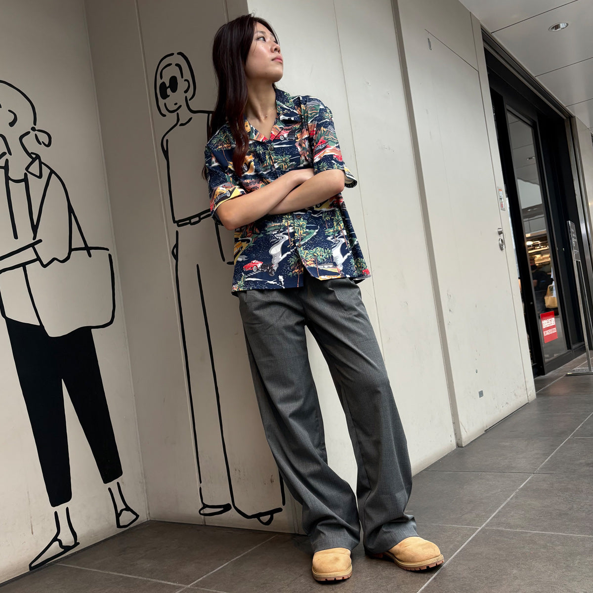 ワイドスラックスパンツ / Wide Slacks Pant【Amber Street】